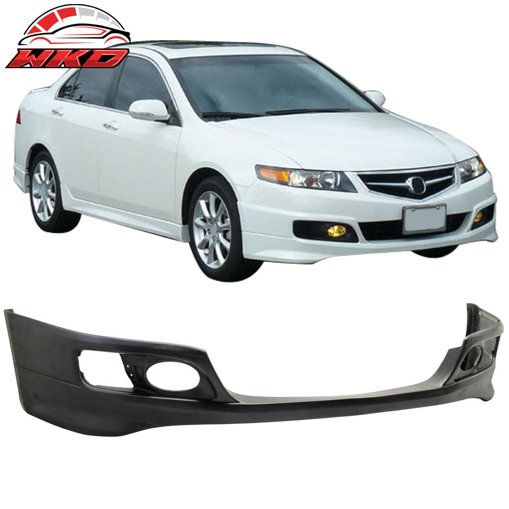 Fits 06-08 Acura TSX OE Factory Style Front Bumper Lip Chin Spoiler Unpainted PU