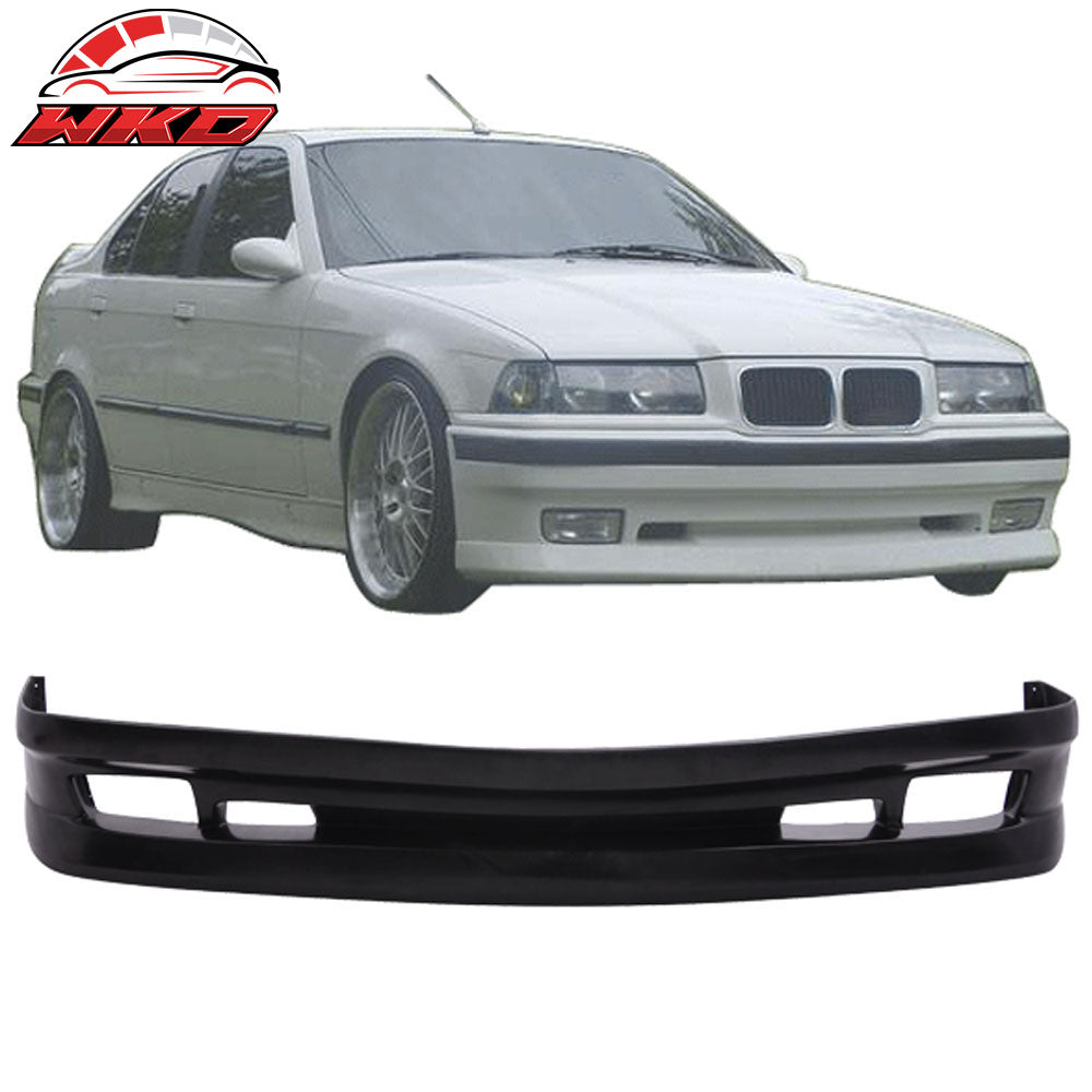 Fits 92-98 BMW E36 3 Series AC Type II Style Front Bumper Lip Spoiler Valance PU