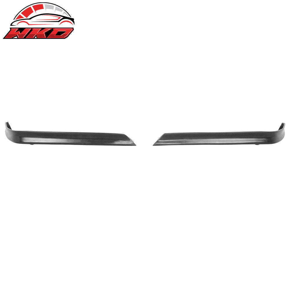 Fits 94-99 BMW E36 M3 Front Bumper Lip PU Unpainted Chin Spoiler Splitters Pair