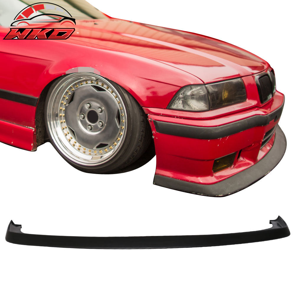 Fits 92-98 BMW E36 M3 AC Style Front Bumper Lip Spoiler Splitter Unpainted PU