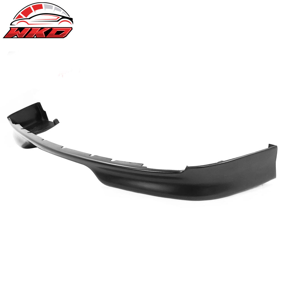 Fits 97-00 BMW E39 5-Series M Style Front Bumper Lip Spoiler Unpainted Black PU