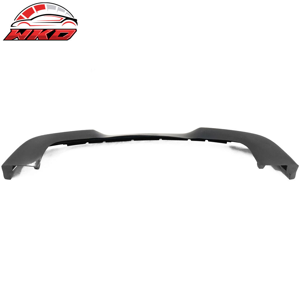 Fits 97-00 BMW E39 5-Series M Style Front Bumper Lip Spoiler Unpainted Black PU
