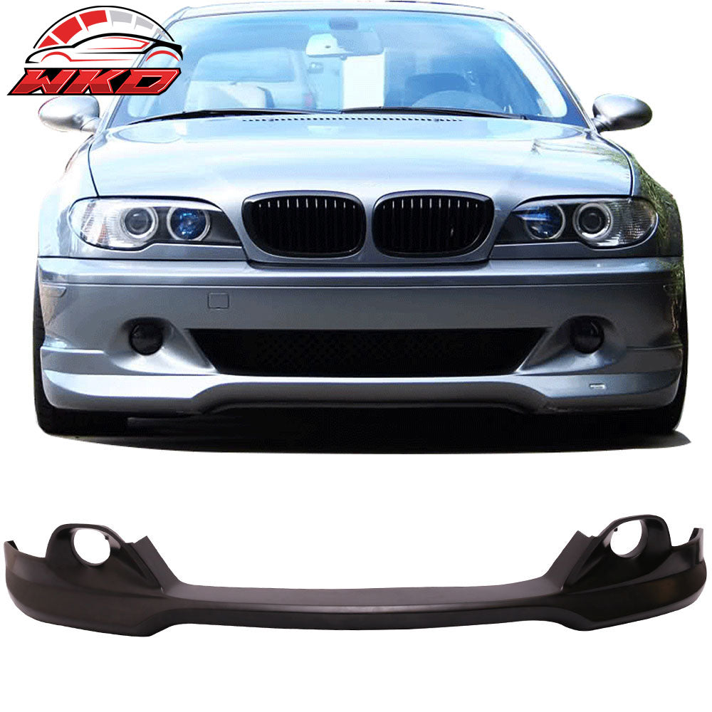 Fits 04-06 BMW E46 3-Series LCI AC Style Front Bumper Lip Spoiler - PU