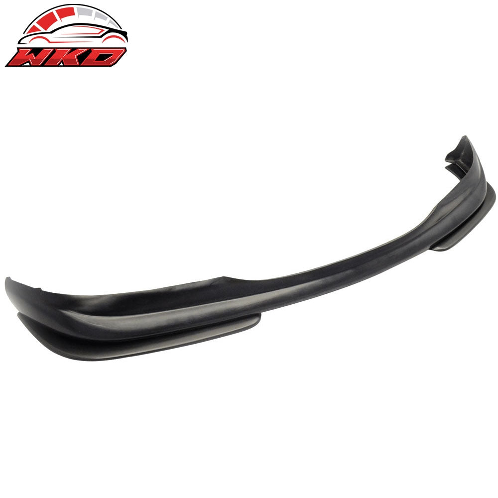 Fits 01-06 BMW E46 M3 A Style Front Bumper Lip Spoiler Kit Unpainted Black PU
