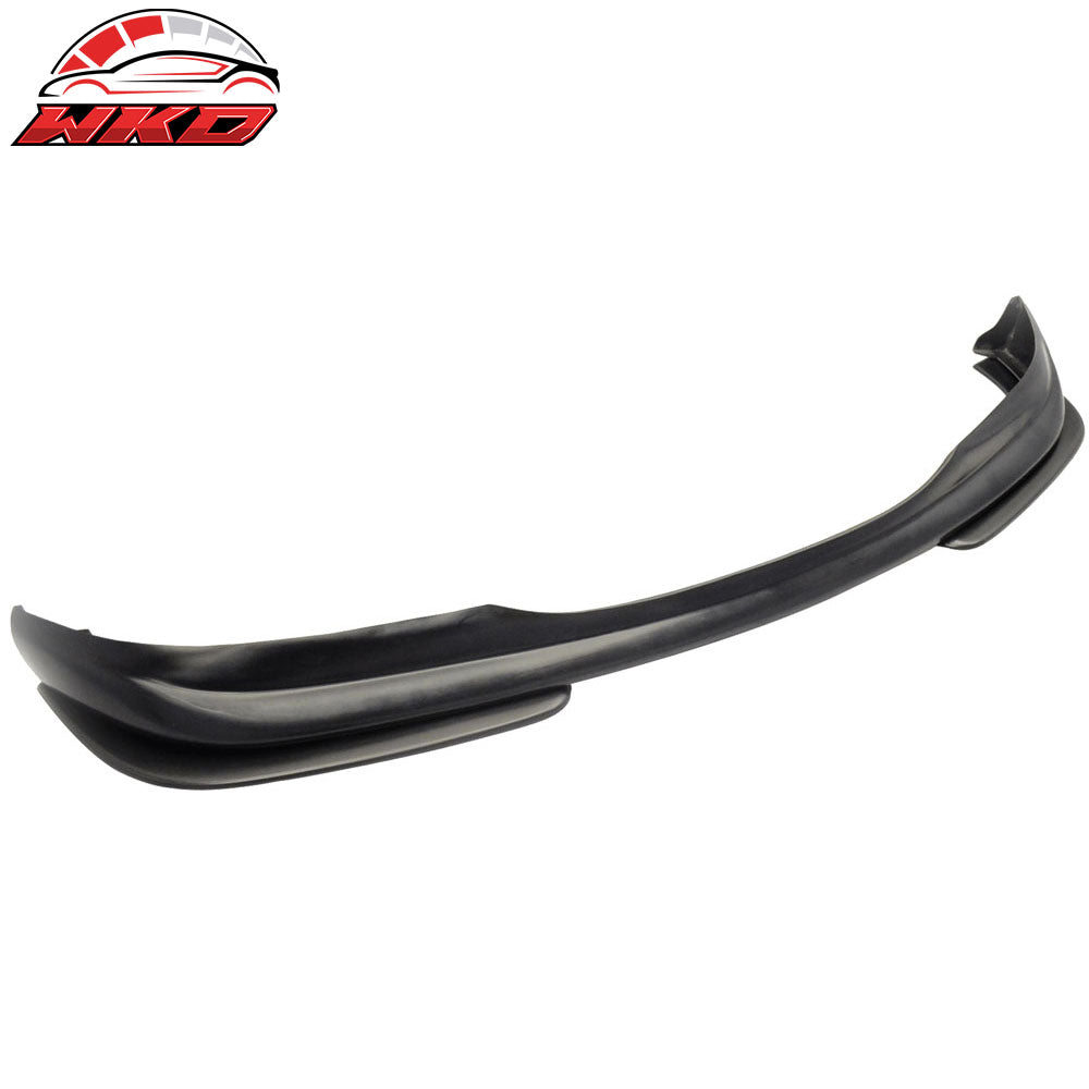 Fits 01-06 BMW E46 M3 A Style Front Bumper Lip Spoiler Kit Unpainted Black PU