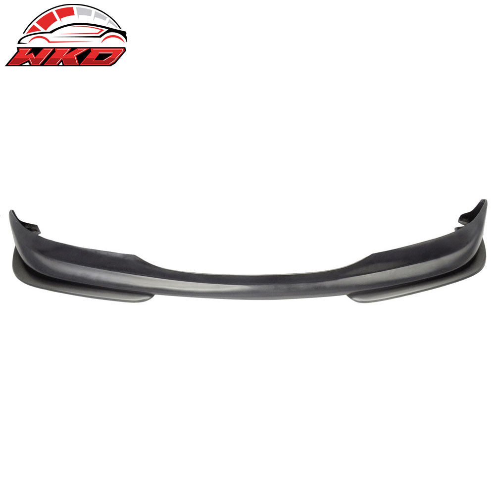 Fits 01-06 BMW E46 M3 A Style Front Bumper Lip Spoiler Kit Unpainted Black PU
