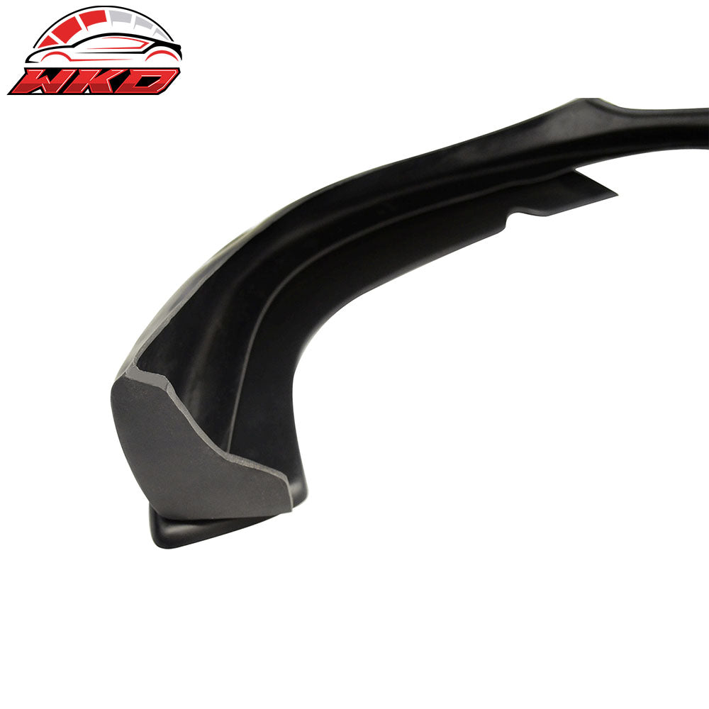 Fits 01-06 BMW E46 M3 A Style Front Bumper Lip Spoiler Kit Unpainted Black PU