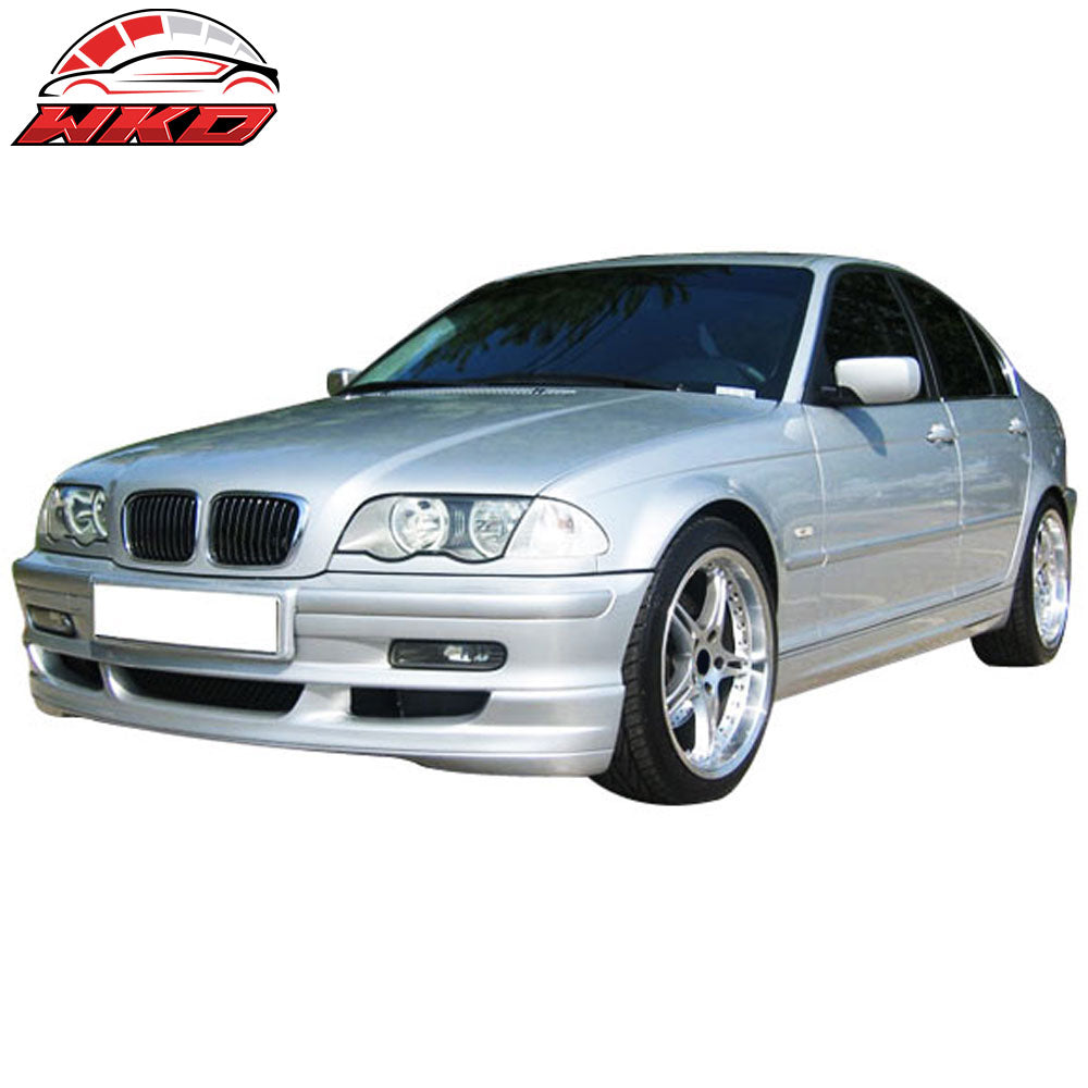 Fits 99-01 BMW E46 3-Series Euro Style Front Bumper Lip Spoiler Chin Splitter PU