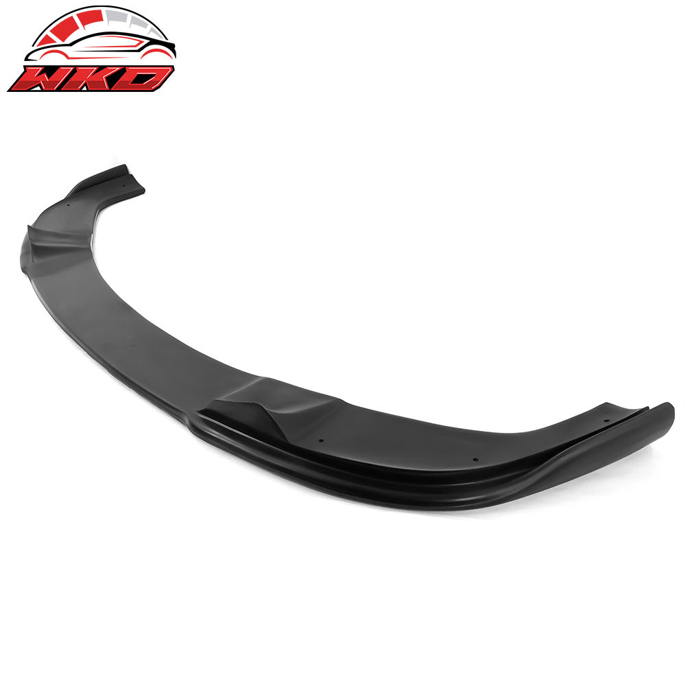 Fits 04-10 BMW E60 5 Series H Style Front Bumper Lip Spoiler PU Unpainted 1PC