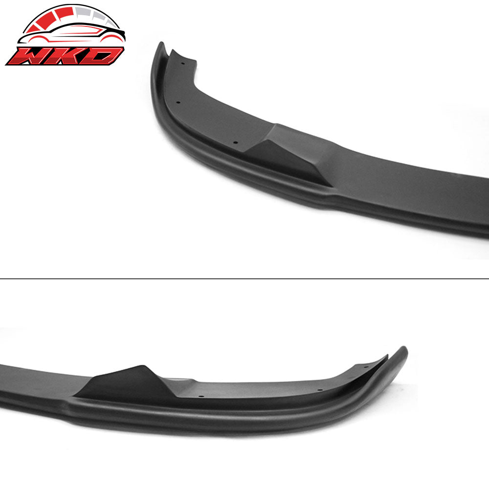 Fits 04-10 BMW E60 5 Series H Style Front Bumper Lip Spoiler PU Unpainted 1PC