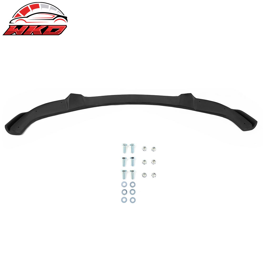 Fits 04-10 BMW E60 5 Series H Style Front Bumper Lip Spoiler PU Unpainted 1PC