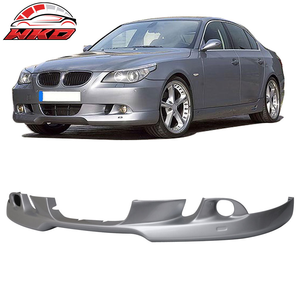 Fits 04-07 BMW E60 5 Series AC Front Bumper Lip #354 Titanium Silver Metallic