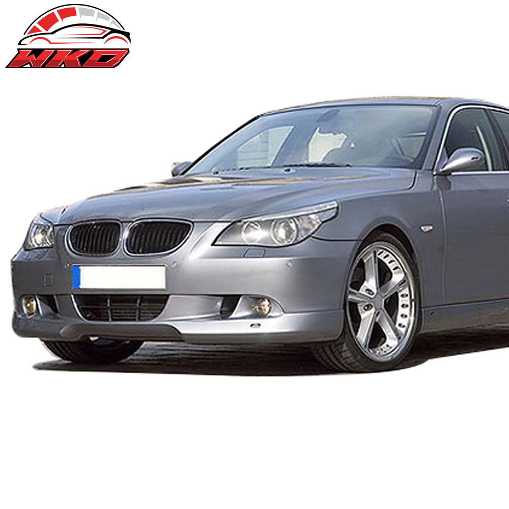 Fits 04-07 BMW E60 5 Series AC Front Bumper Lip #354 Titanium Silver Metallic