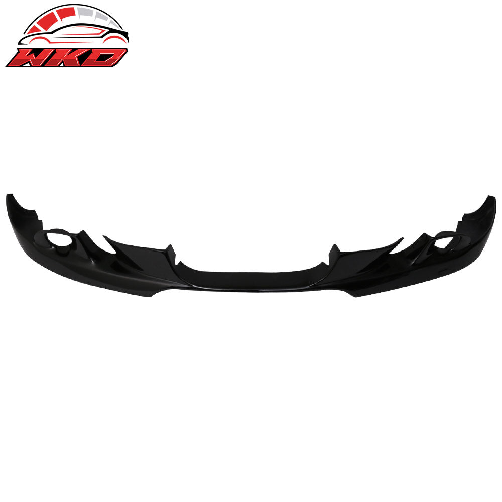 Fit 04-07 BMW E60 5 Series AC Front Bumper Lip Painted #475 Black