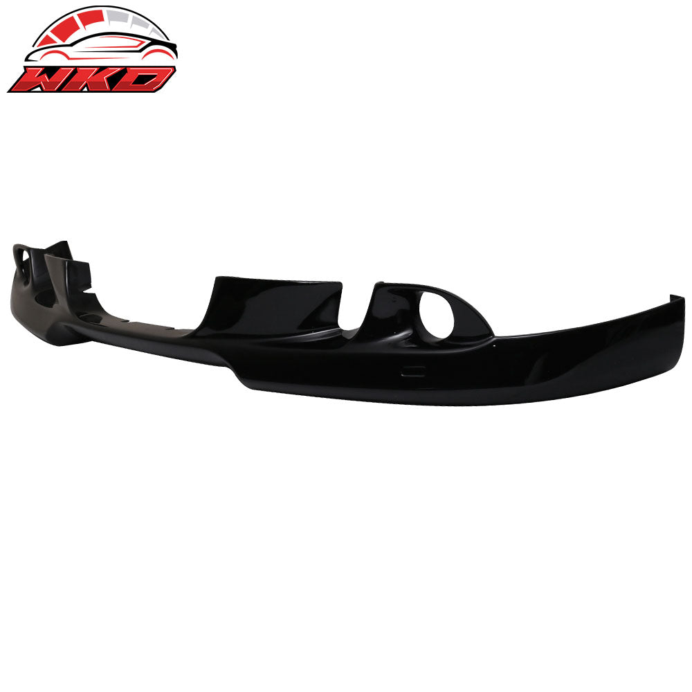 Fit 04-07 BMW E60 5 Series AC Front Bumper Lip Painted #475 Black