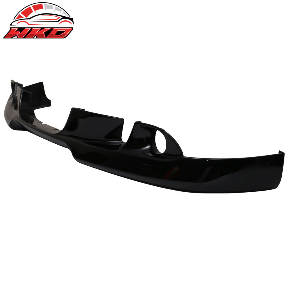 Fit 04-07 BMW E60 5 Series AC Front Bumper Lip Painted #475 Black