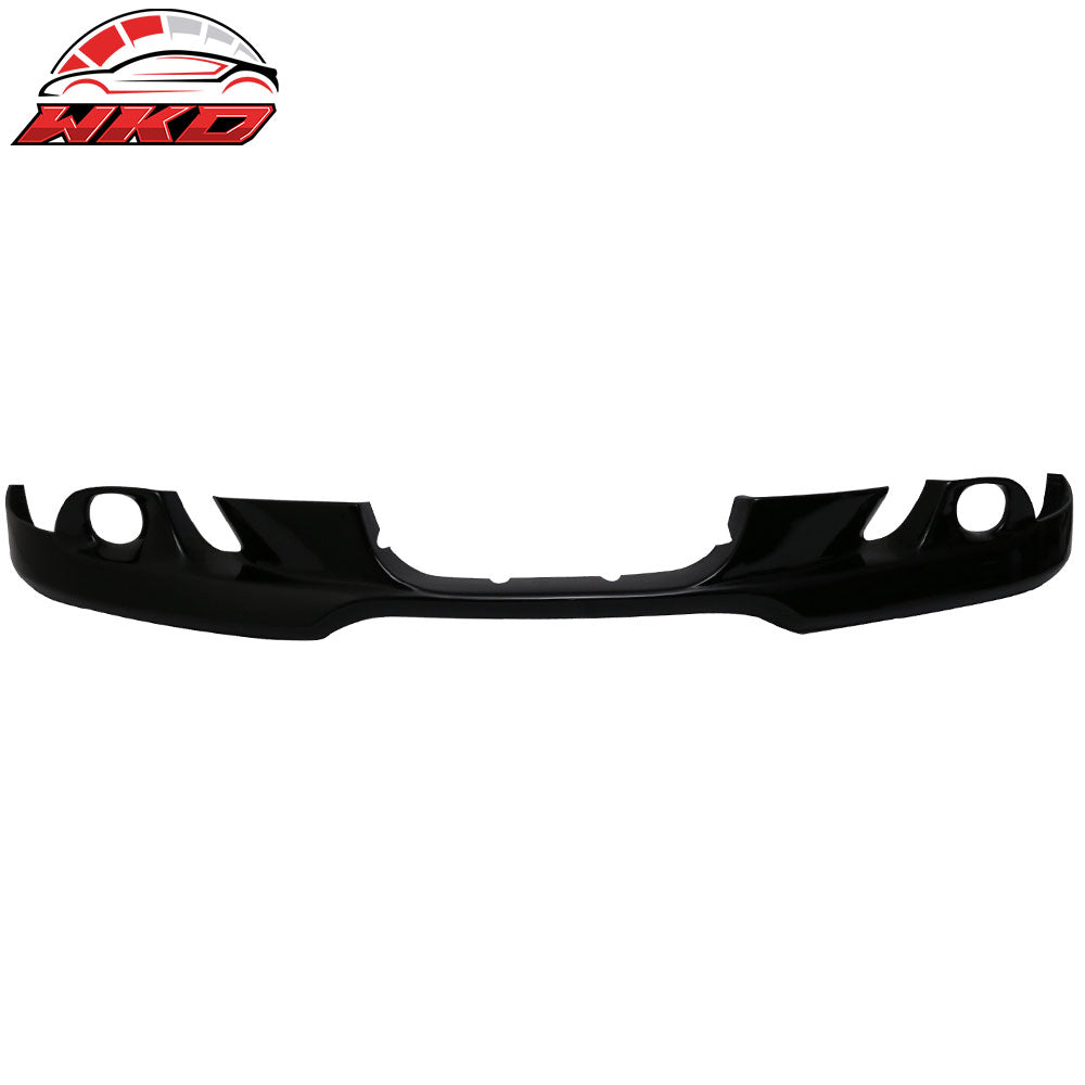 2004-07 BMW E60 5-Series AC Style Front Bumper Lip Kit Painted Jet Black #668 | Wholesale