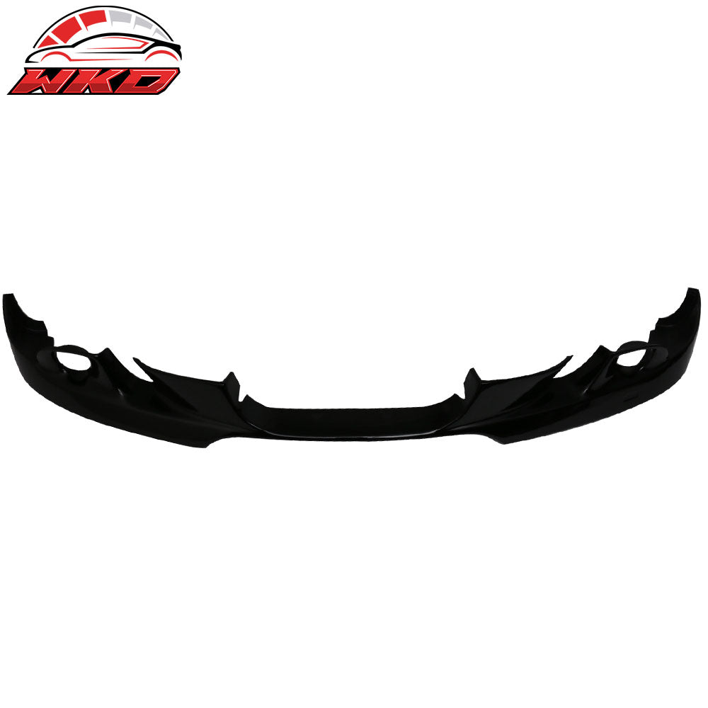 Fits 04-07 BMW E60 5-Series AC Style Front Bumper Lip Kit Painted Jet Black #668