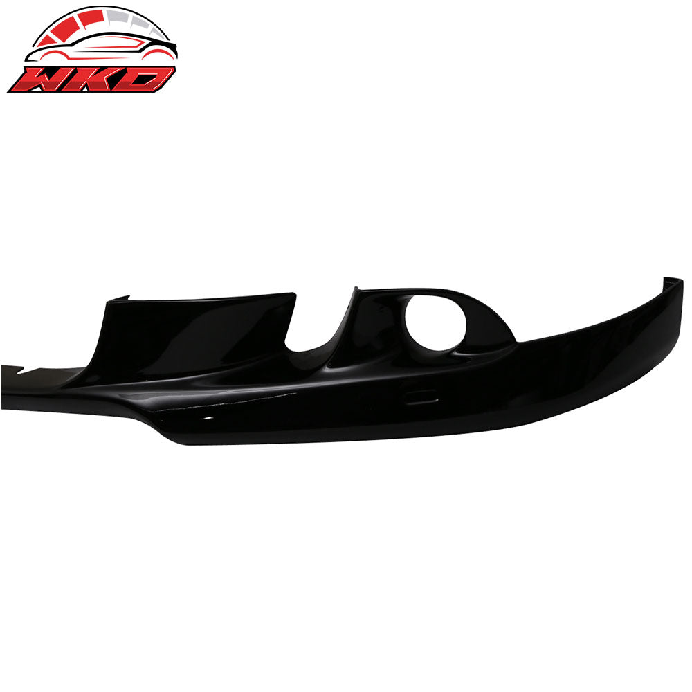 Fits 04-07 BMW E60 5-Series AC Style Front Bumper Lip Kit Painted Jet Black #668