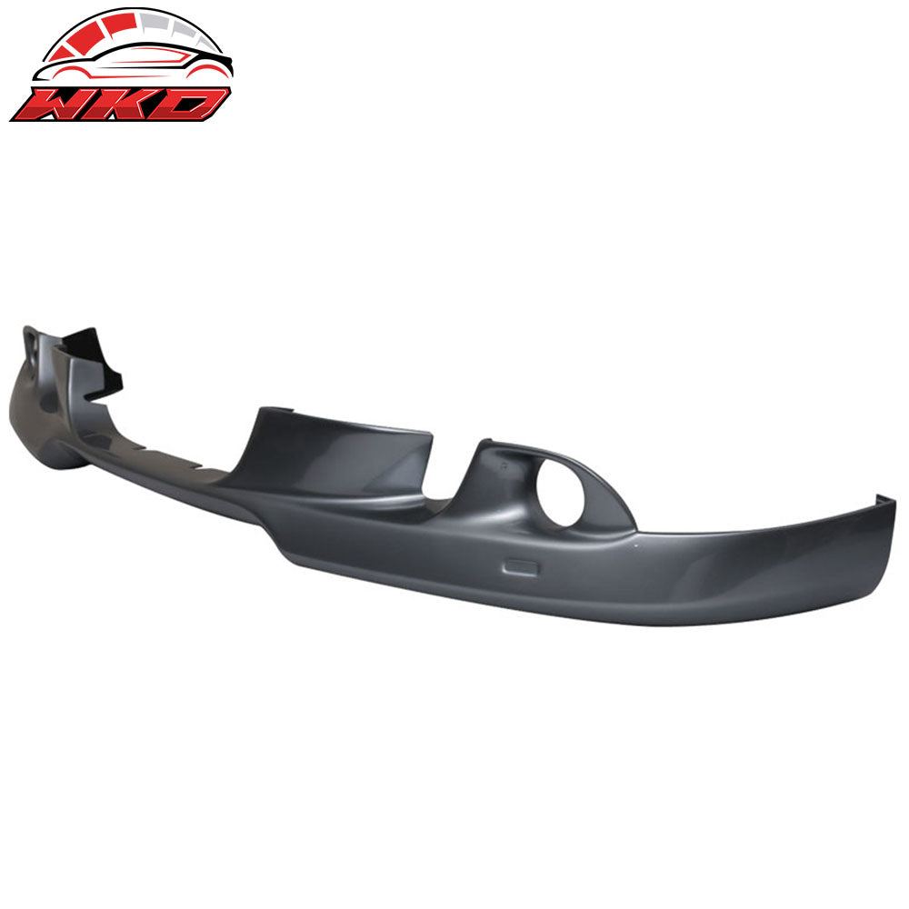 Fits 04-07 E60 5Series Front Bumper Lip AC Style Paint Silver Gray Metallic #A08