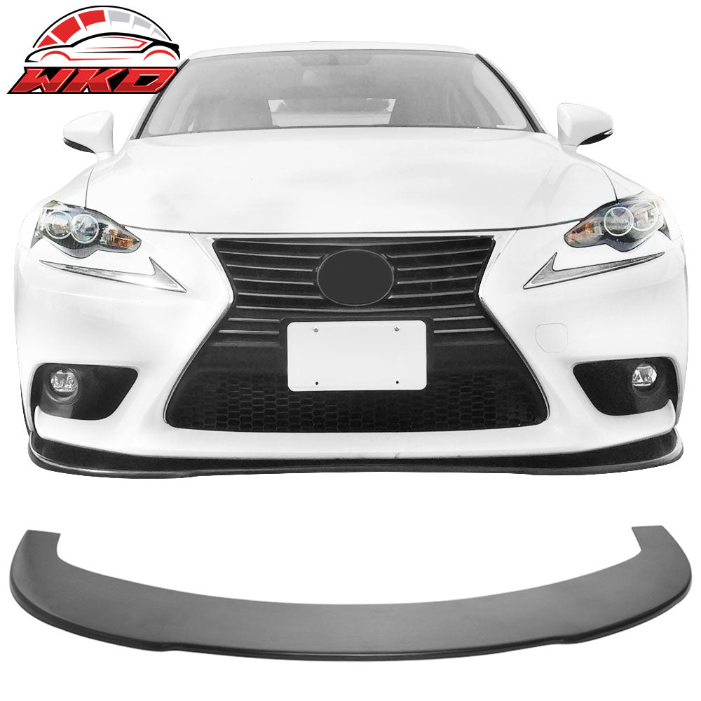 Fits 14-16 Lexus IS300 IS350 Base Front Bumper Lip Spoiler Splitter Unpainted PU