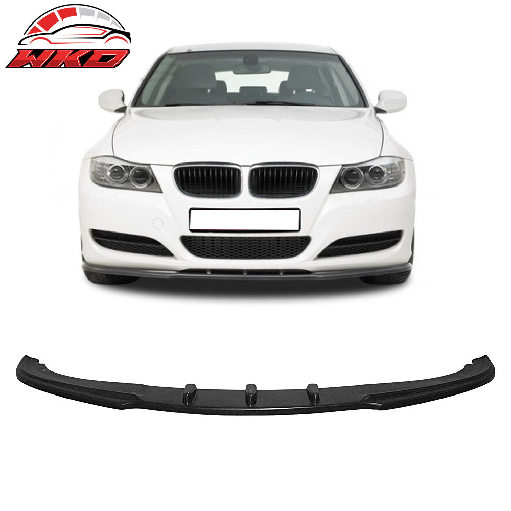 Fits 09-11 BMW 3-Series E90 LCI MX Style Front Bumper Lip Spoiler Unpainted - PU