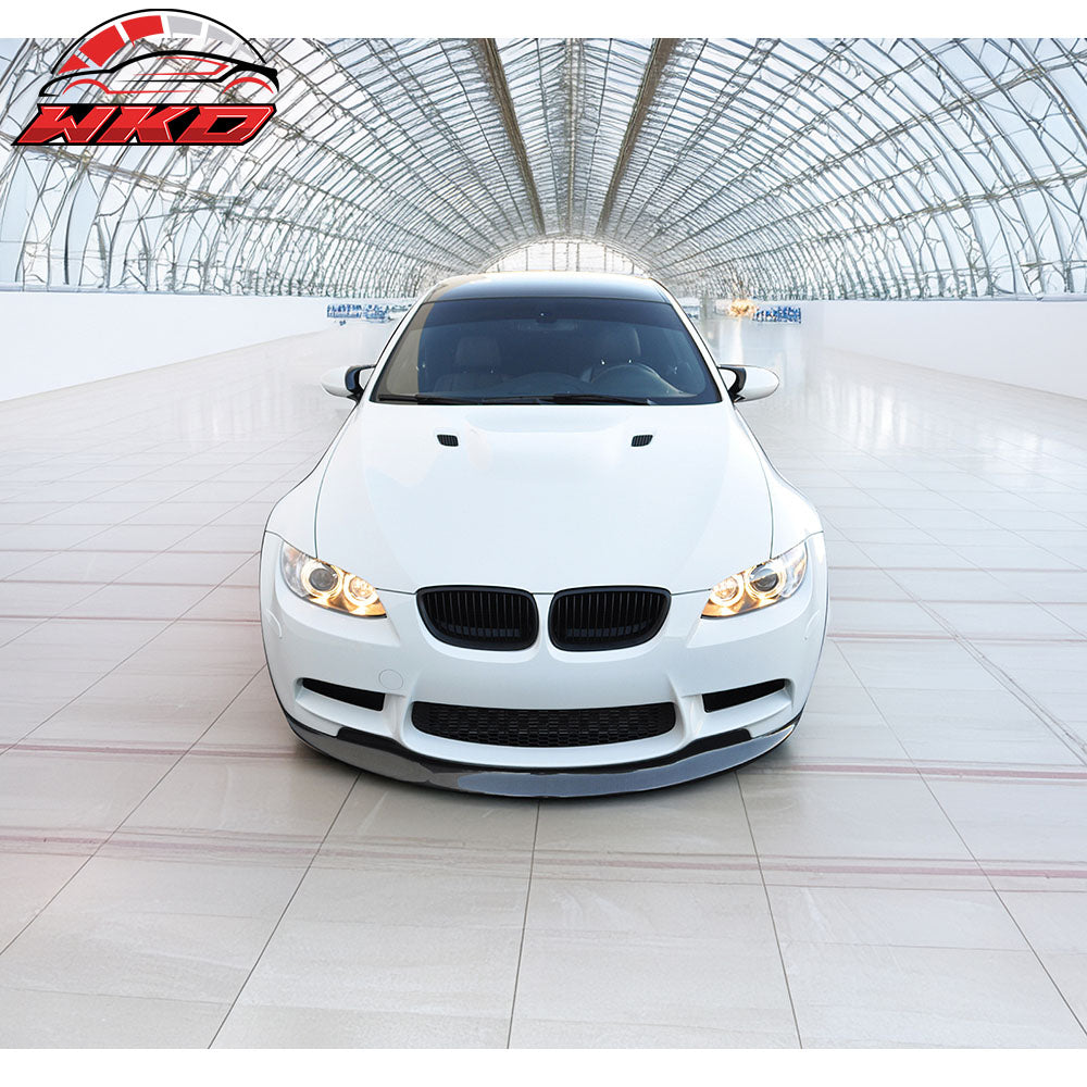 Fits 08-13 BMW E92 E93 E90 M3 C Style Front Bumper Lip Spoiler Splitter Kit PU