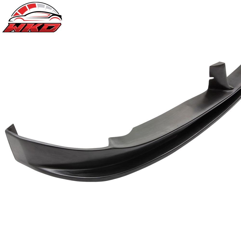 Fits 10-13 BMW F10 5 Series 3D Style Front Bumper Lip Spoiler Unpainted Black PU