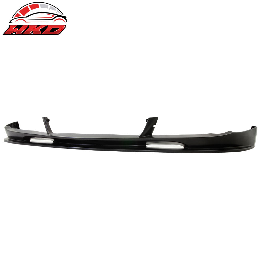 Fits 10-13 BMW F10 5 Series 3D Style Front Bumper Lip Spoiler Unpainted Black PU