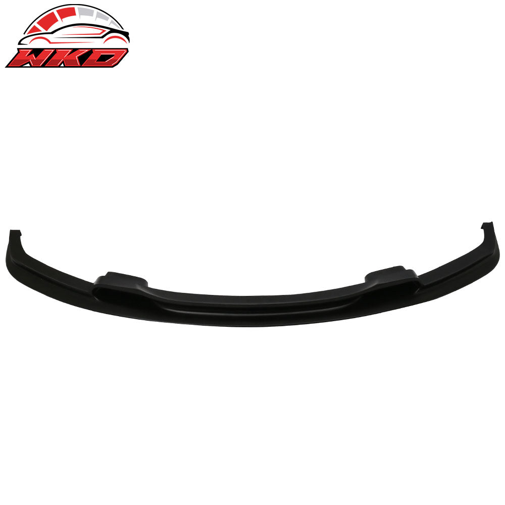 Fits 12-18 BMW F30 3 Series VR Style Front Bumper Lip Unpainted Black Spoiler PU