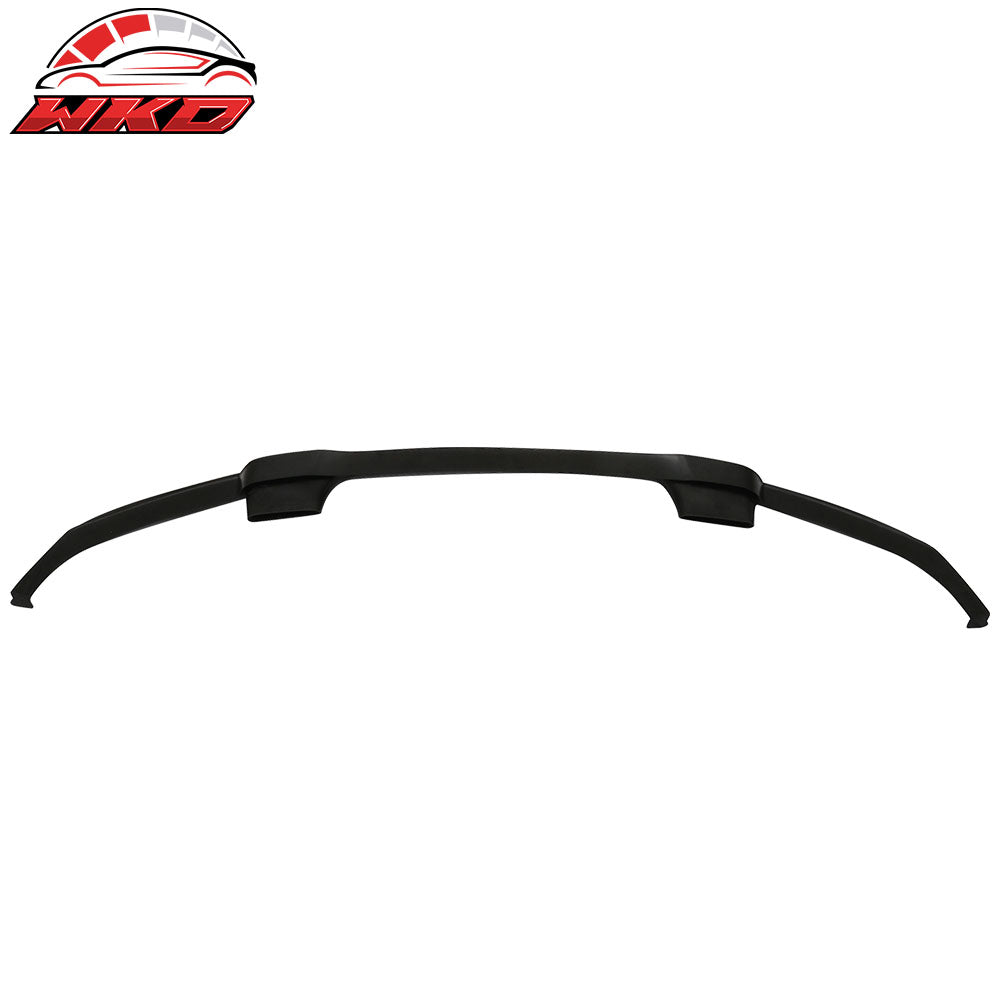 Fits 12-18 BMW F30 3 Series VR Style Front Bumper Lip Unpainted Black Spoiler PU