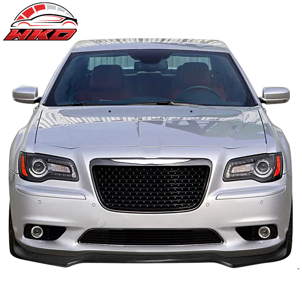 Fits 12-14 Chrysler 300 SRT8 Only Front Bumper Lip Spoiler Unpainted PU