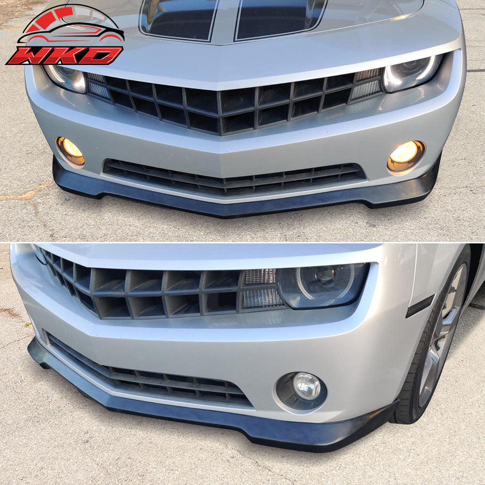 Fits 10-13 Chevrolet Camaro Front Bumper Lip SS Style Chin Spoiler PU Splitter