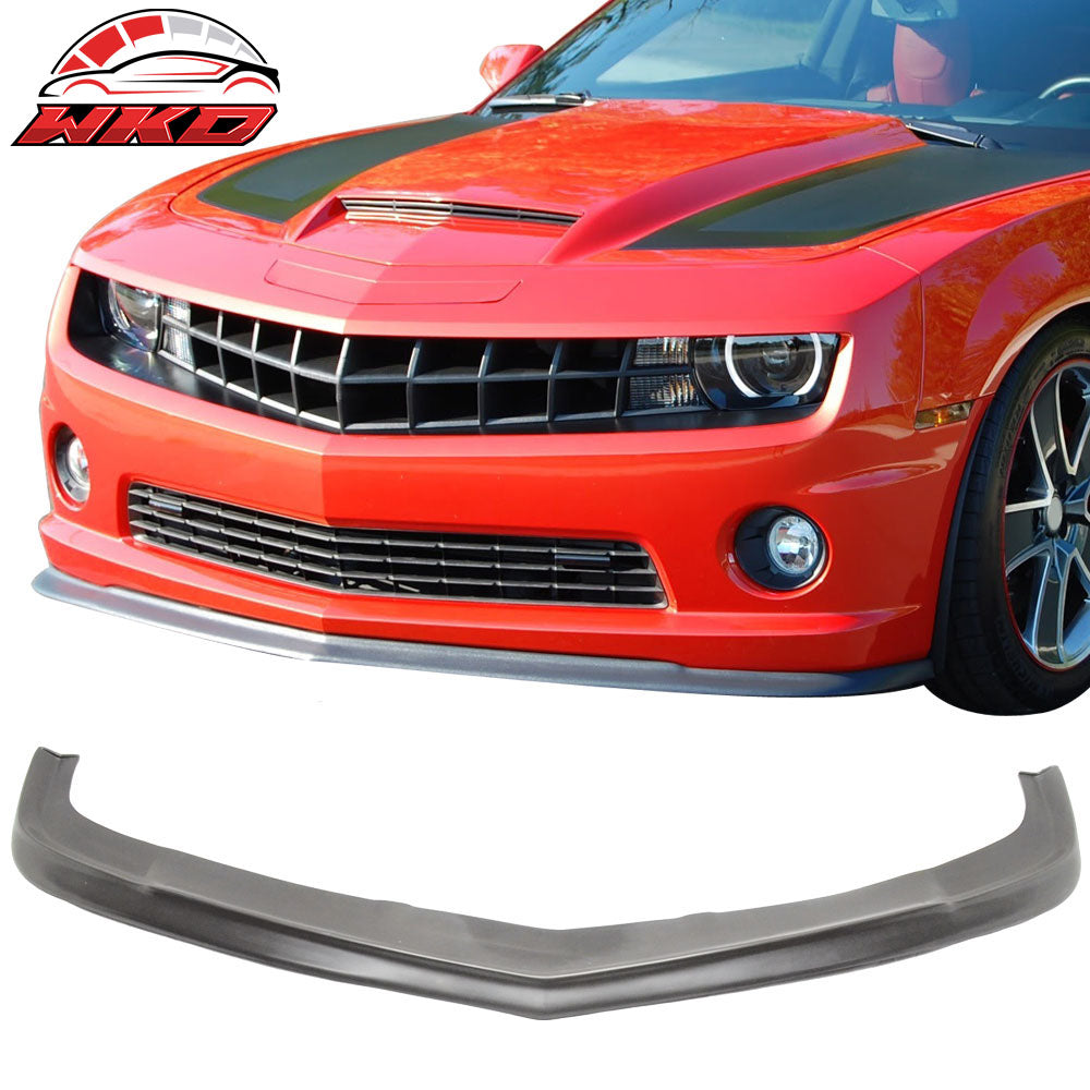 Fits 10-13 Chevy Camaro V8 SS Only ZL1 Style Front Bumper Lip Spoiler Unpainted