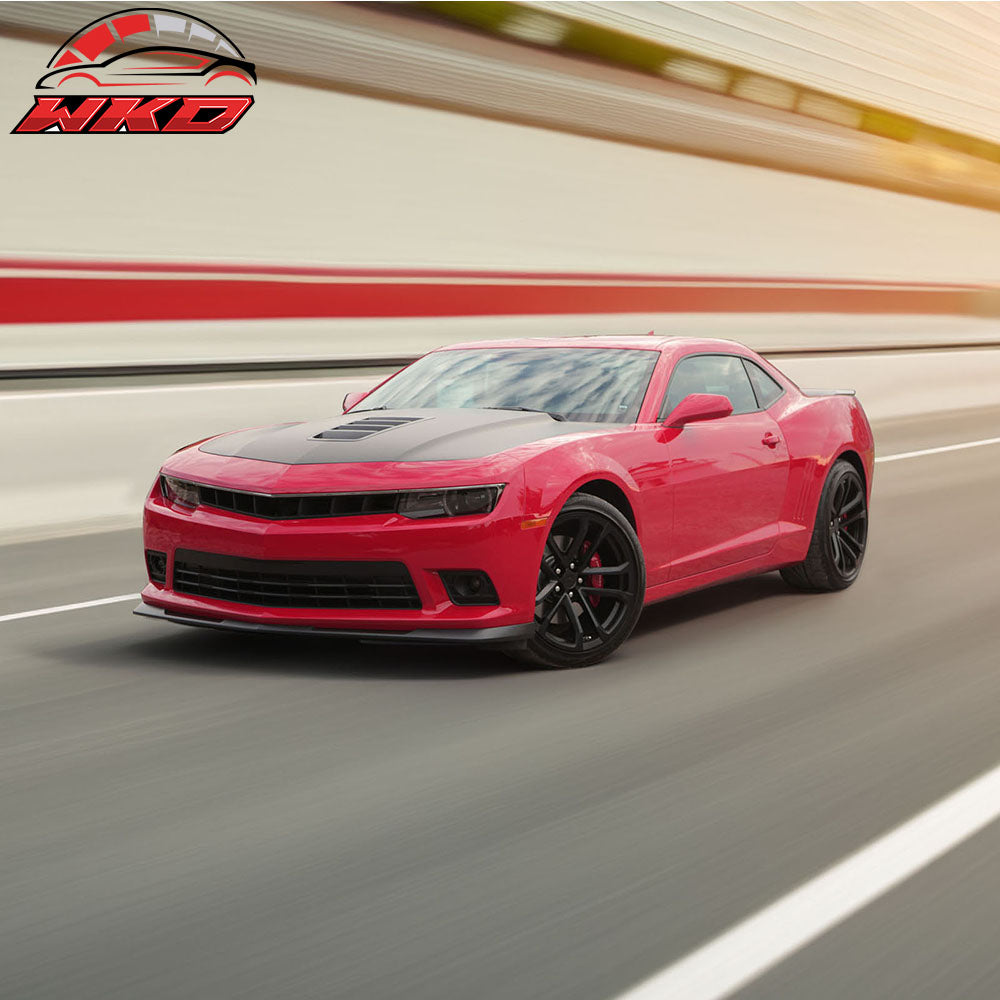 Fits 14-15 Chevy Camaro SS 1LE Style Front Bumper Lip Chin Spoiler Unpainted PU