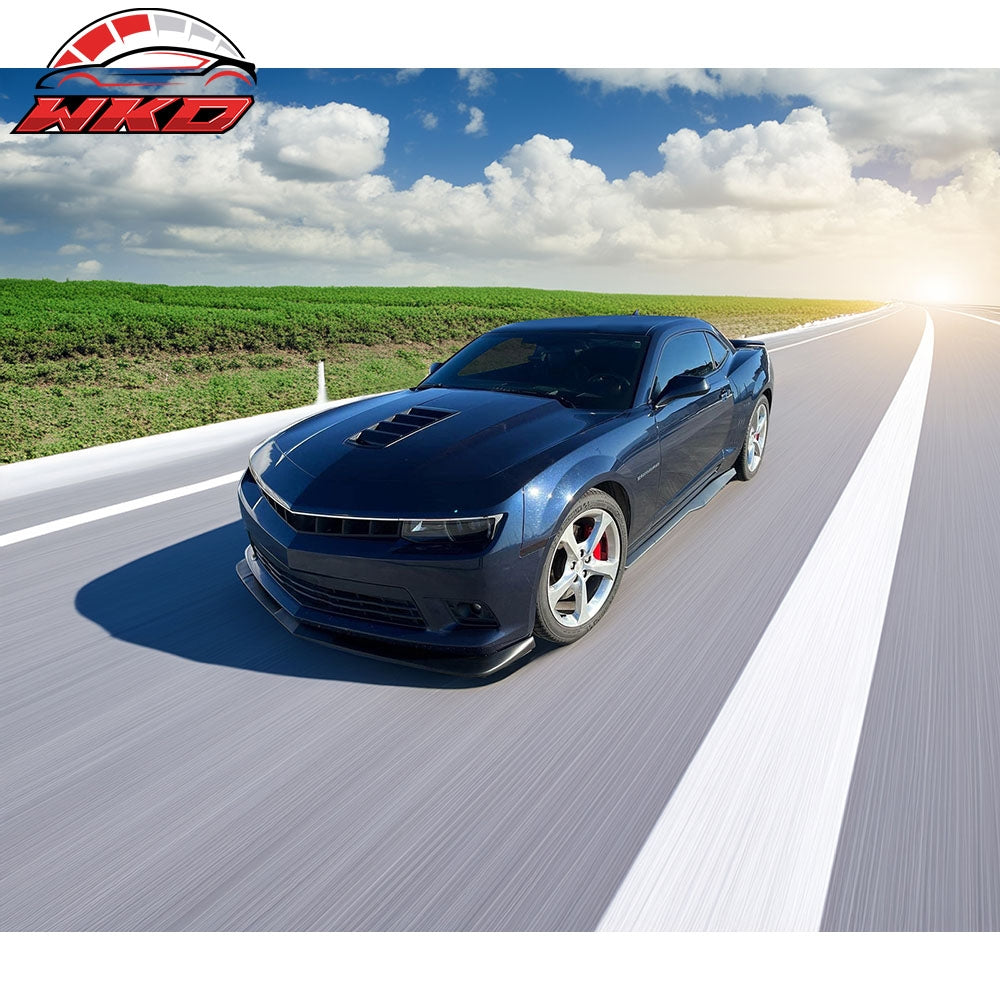 Fits 14-15 Chevy Camaro SS 1LE Style Front Bumper Lip Chin Spoiler Unpainted PU