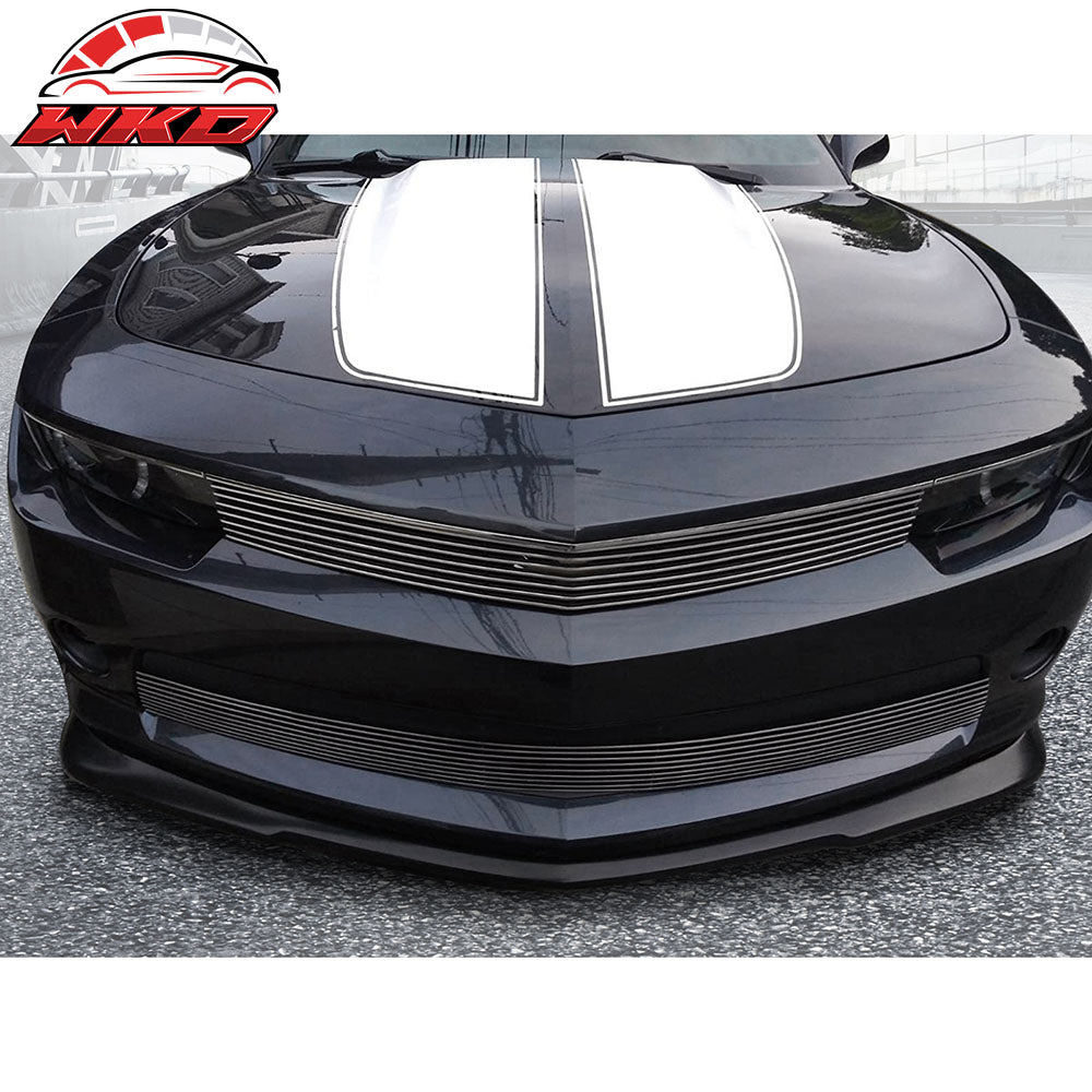 Fits 14-15 Chevy Camaro LT LS  V6 Only Front Lip Spoiler OE Factory Style GFX PU