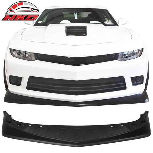 2014-15 Chevrolet Camaro SS Z28 Style Front Bumper Lip Spoiler PP Matte Black | Wholesale