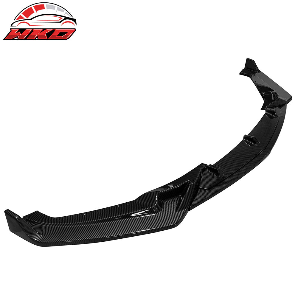 Wholesale 25-26 Cadillac CT5 Luxury Carbon Fiber Print Front Bumper Lip Spoiler 3PC