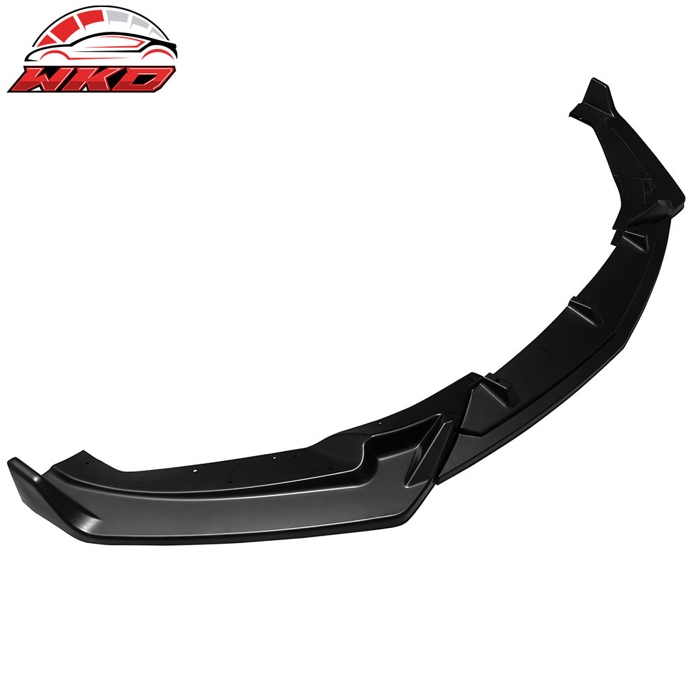 Fits 25-26 Cadillac CT5 Luxury Trim Matte Black Front Bumper Lip Spoiler PP 3PCS