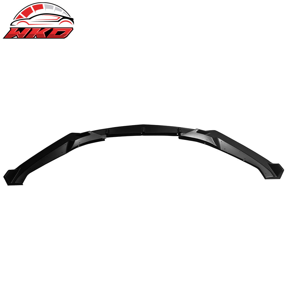 Fits 25-26 Cadillac CT5 Luxury Trim Matte Black Front Bumper Lip Spoiler PP 3PCS