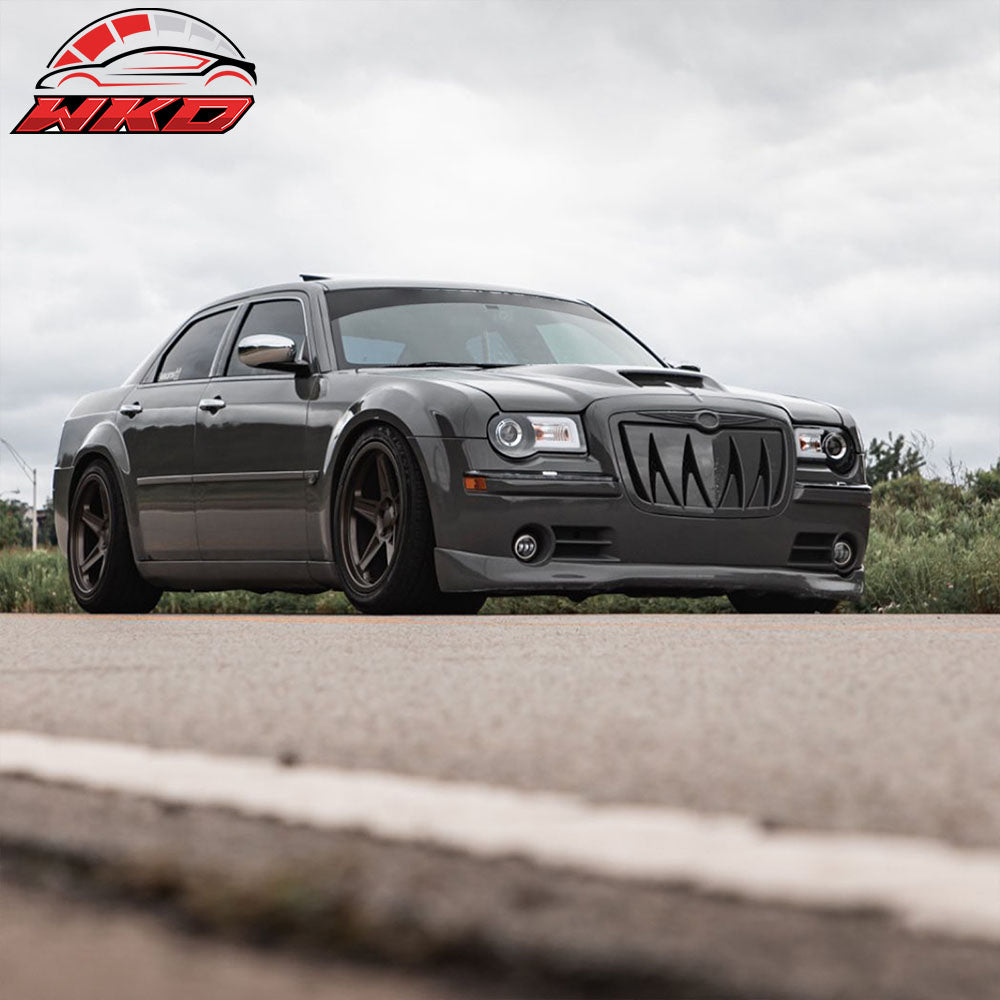 Fits 05-10 Chrysler 300 300C ED VIP Style Front Bumper Lip Spoiler Unpainted PU