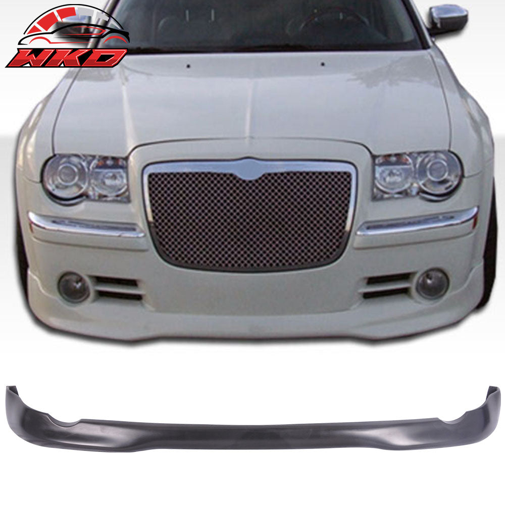 Fits 05-10 Chrysler 300 300C ED VIP Style Front Bumper Lip Spoiler Unpainted PU