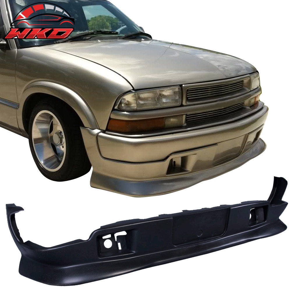 Fits 98-04 Chevy S10 & GMC Sonoma Extreme Style Front Bumper Lip Spoiler Kit PU