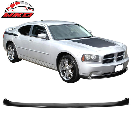 Wholesale 06-10 Dodge Charger IKON V2 Style PU Front Bumper Lip Splitter Unpainted