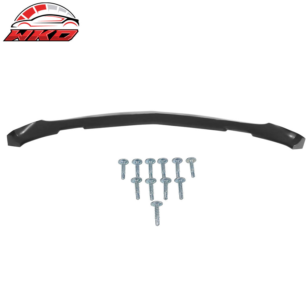 Fits 06-10 Dodge Charger IKON V2 Style PU Front Bumper Lip Splitter Unpainted