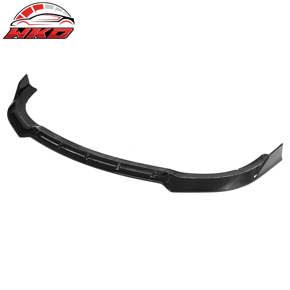 2015-23 Dodge Charger SRT V5 A Style ABS Front Bumper Lip Gloss Black 3PCS | Wholesale