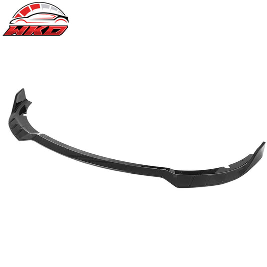 2015-23 Dodge Charger SRT V6 A Style ABS Front Bumper Lip Gloss Black 3PCS | Wholesale