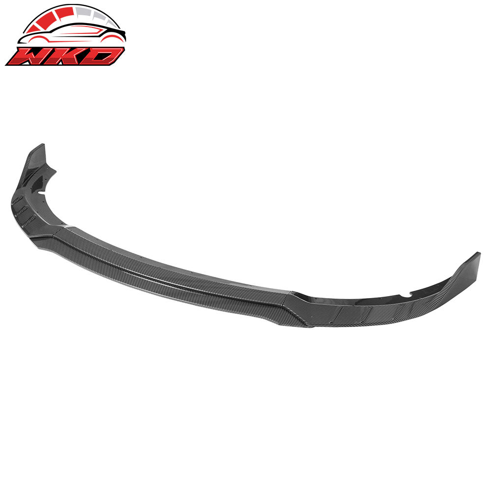 2015-23 Charger SRT V6 C Style ABS Front Bumper Lip Carbon Fiber Print 4PCS | Wholesale