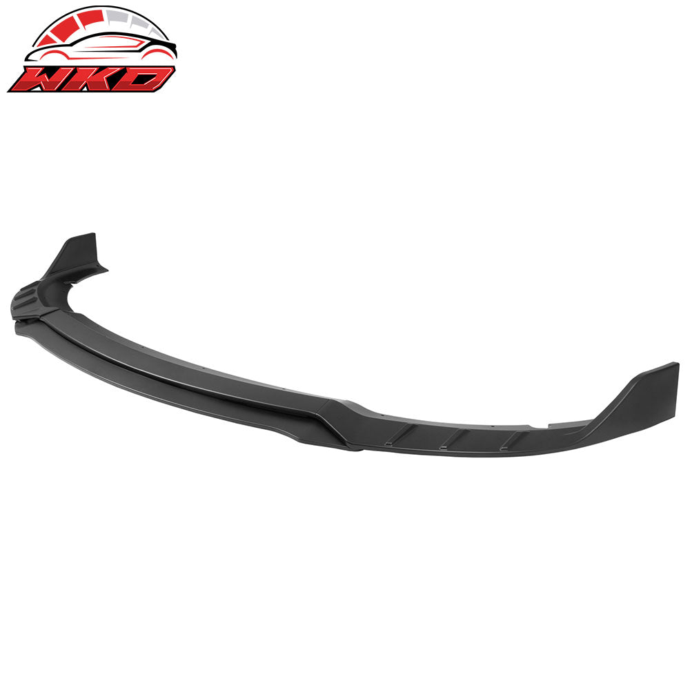 2015-23 Dodge Charger SRT V6 C Style ABS Front Bumper Lip Matte Black 4PCS | Wholesale
